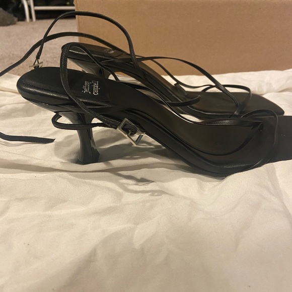 Jeffrey Campbell Black Strappy Heels - Picture 4 of 4